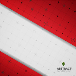 abstract of modern digital graph in red gradient vector image