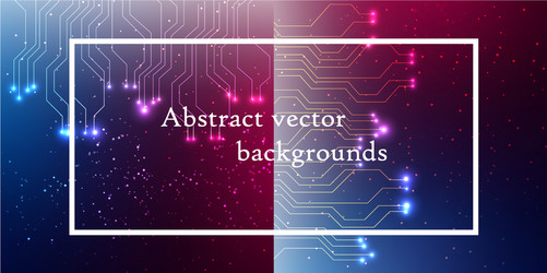 abstract space background connection structure vector image