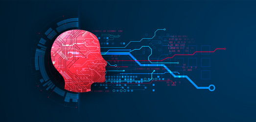abstract background on the theme of artificial vector image