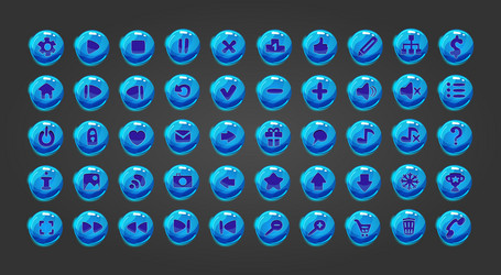 Big set web button vector