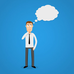 Man person thinking icon Royalty Free Vector Image
