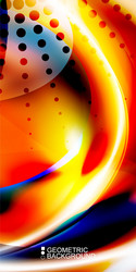 geometric colorful abstract background vector image