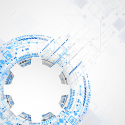 abstract technological background structure vector image