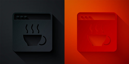 paper cut software web developer programming code vector image