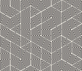 seamless pattern repeating geometric elements vector image