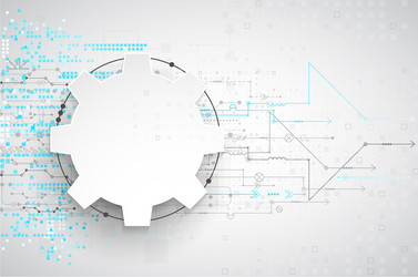 abstract technological background structure vector image