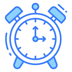 Alarm clock icon for graphic and web design vector