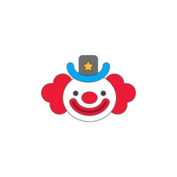 Circus clown vector