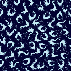 Seamless pattern with long and round splashes vector