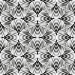 seamless simple two-color geometric pattern vector image