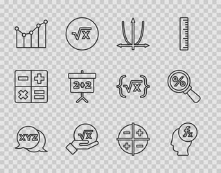 set line xyz coordinate system function vector image