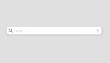 browser search bar web page internet vector image