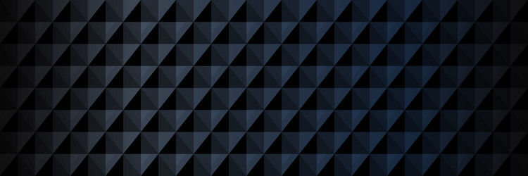 Dark black background abstract geometric pattern vector