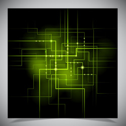 smooth colorful abstract techno background vector image