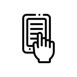 erg chebbi icon thin linear style design isolated vector image