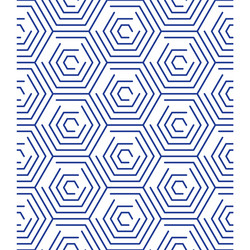 linear pattern background with outline hexagons vector image