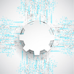 abstract technological background structure vector image