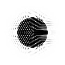 grainy dot pattern with gradient and noise vector image