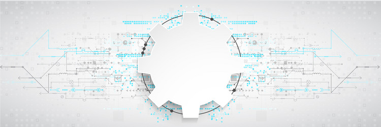 abstract technological background structure vector image