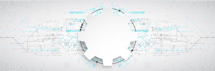 abstract technological background structure vector