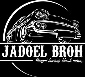 Vintage Car Logo - Classic Style Vector Image