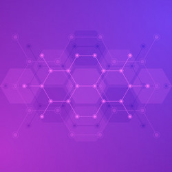 abstract background hexagons shape pattern vector image