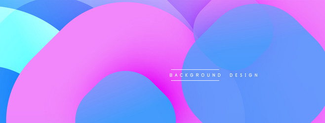 abstract vibrant background features overlapping vector image