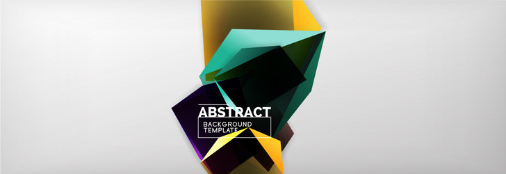 dark 3d triangular low poly shapes abstract vector image