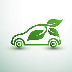 Eco car 2 vector