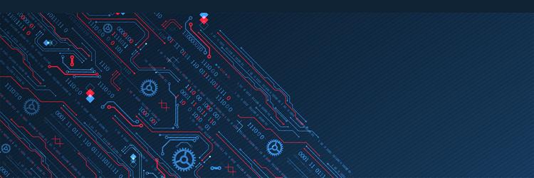 abstract technology concept computer code vector image