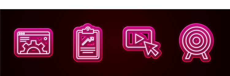 set line browser setting clipboard with graph vector image