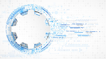 abstract technological background vector