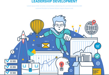 Leadership development professional vector