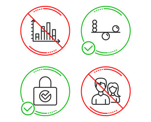 Diagram graph balance and password encryption vector