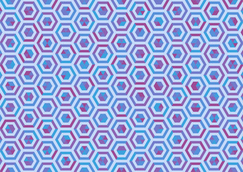 modern mosaic random color hexagon pattern vector image