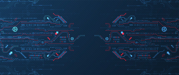 Abstract technology concept computer code vector