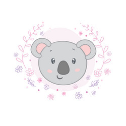 Cute koala Royalty Free Vector Image - VectorStock