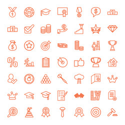 Success icons vector