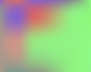 gradient mesh painted in different colors vector image
