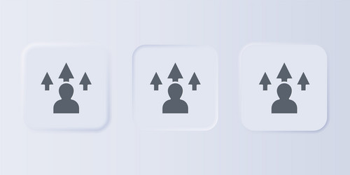grey web design and front end development icon vector image