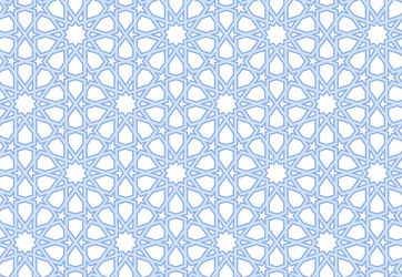Seamless pattern abstract patchwork with geometric vector