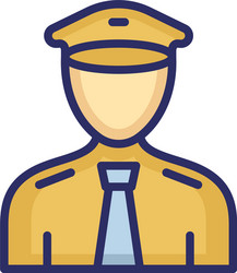pilot icon which can easily modify or edit vector image