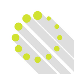 circular loading sign pear icon with flat style vector image