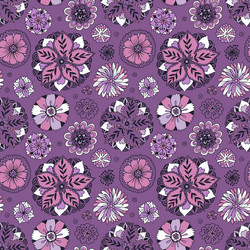 Floral seamless pattern vector