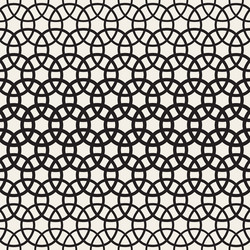 Overlapping Circle Lattice Pattern vector image