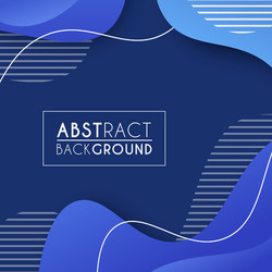 colorful liquid and geometric background Vector Image