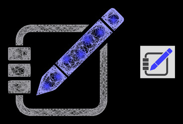 constellation network mesh edit records with glare vector image