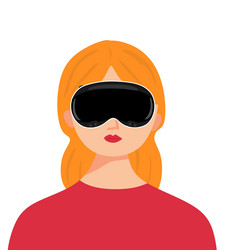 people using spatial computing devices vector image