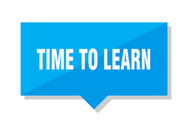 Time to learn price tag vector