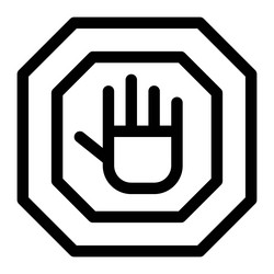 using ad blockers to stop internet advertisements vector image